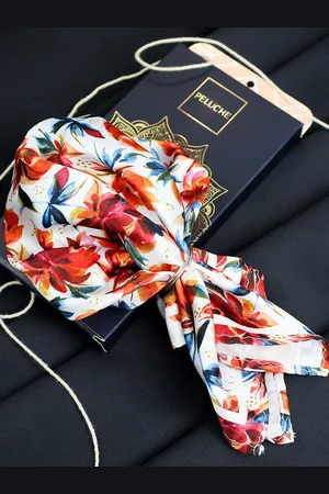 PELUCHE Men Botanic Bloom Pocket Square