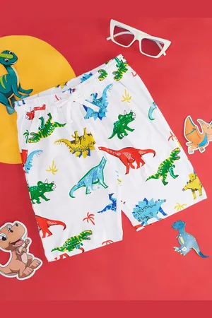 Pantaloons Boys Conversational Printed Pure Cotton Shorts