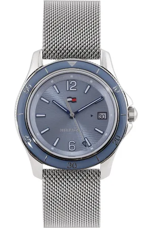 Tommy Hilfiger Women Braided Analogue Watch with Chronograph TH1782563W-Stainless Steel