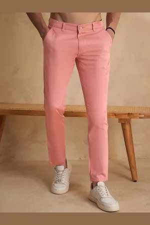 DENNISON Men Textured Relaxed Straight Fit Chinos