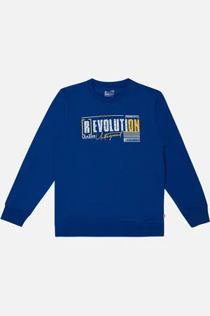BodyCare Boys Typography Round Neck Printed Pullover