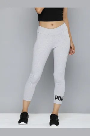 PUMA Women ESS 3/4 Logo Printed Slim Fit Outdoor Tights