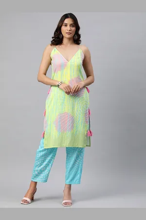 BUTA BUTI Printed Pure Cotton Kurta with Trousers