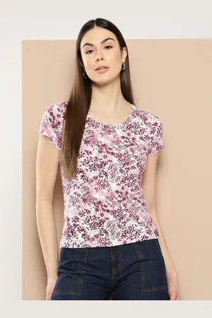 Chemistry Women Floral Printed T-shirt