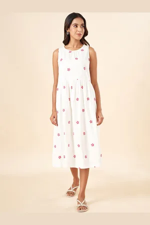 Pantaloons Printed Fit & Flare Midi Dress