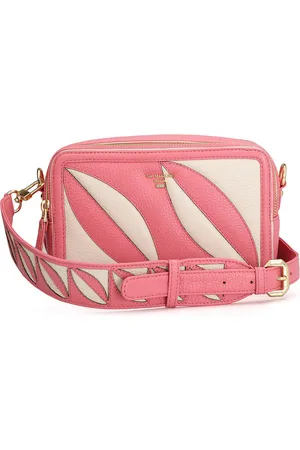 Da Milano Colourblocked Leather Structured Sling Bag