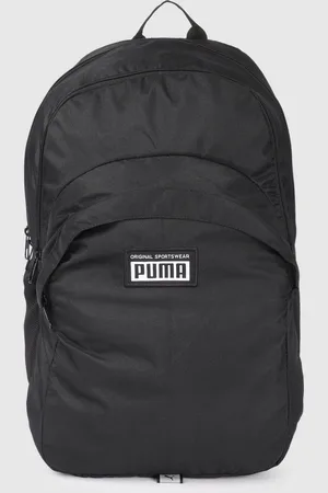 PUMA Unisex Solid Academy Medium-Sized Backpack With Brand Logo Applique Detail