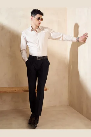 DENNISON Smart Spread Collar Long Sleeves Formal Shirt