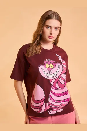 Kazo Graphic Printed Drop-Shoulder Sleeves Disney T-shirt