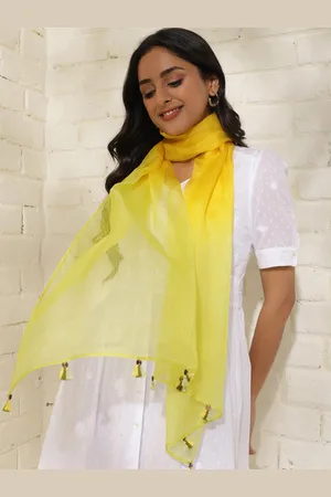 Fabindia Ombre Dyed Cotton Silk Stole