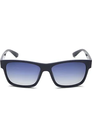 Police Men Square Sunglasses with UV Protected Lens SPLP58K57991PSG