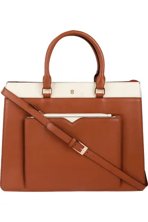 Horra Colourblocked Oversized Structured Handheld Bag