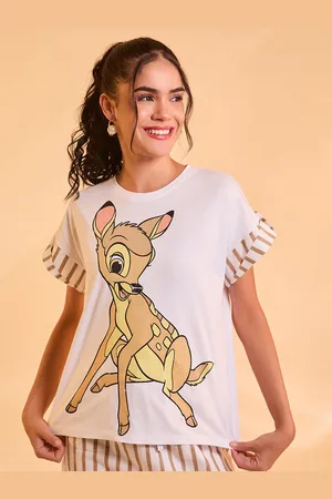 Kazo Graphic Printed Extended Sleeves Disney T-shirt
