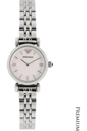 Emporio Armani Women Pearly White Dial Watch AR1763I