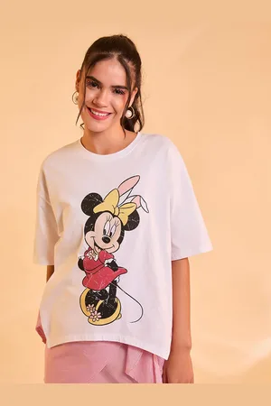 Kazo Minnie Mouse Disney Printed Cotton Top