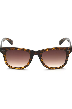 Police Unisex Square Sunglasses with UV Protected LensSPLP61K501AYSG