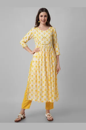 Amayra Floral Printed Regular Kurta with Trousers & With Dupatta