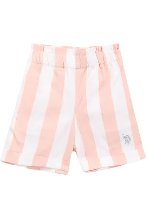 Ralph Lauren Girls Striped Checked Outdoor Shorts
