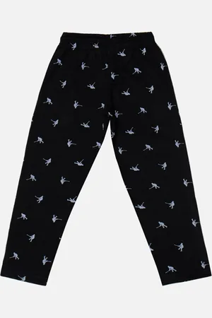 BodyCare Boys Printed Mid Rise Cotton Track Pants