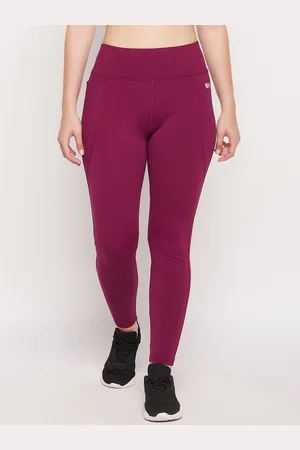 Clovia Slim-Fit Ankle-Length Gym Tights