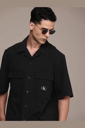 Calvin Klein Men Striped Casual Shirt
