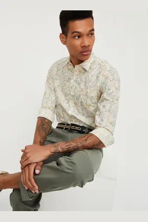 Max Collection Men Floral Opaque Printed Casual Shirt