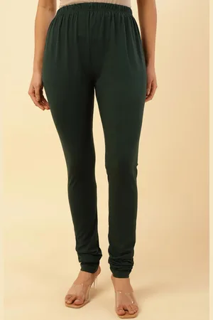 Fabindia Slim Fit Cotton Churidar Length Slip-On Leggings