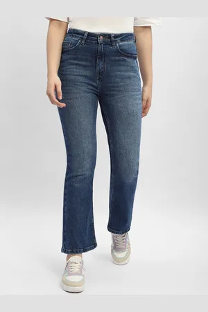 MADAME Women Bootcut Heavy Fade Cotton Jeans