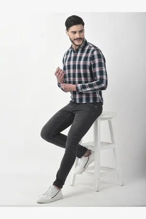 NUMERO UNO Men Checks Slim Fit Shirt