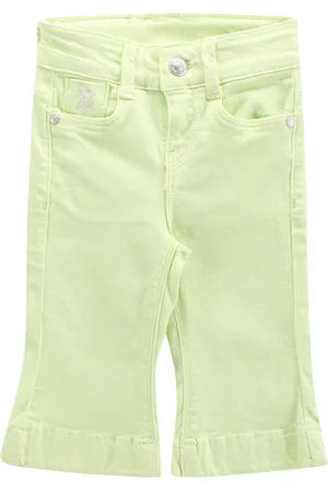 Ralph Lauren Girls Classic Twill Bootcut Clean Look Stretchable Jeans