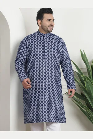 SOJANYA Ethnic Motifs Printed Band Collar Straight Kurta