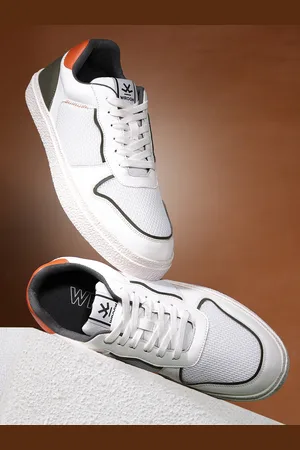 WROGN Men Woven Design Round-Toe Sneakers