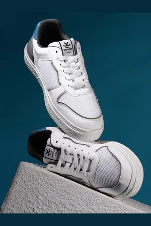 WROGN Men Woven Design Round-Toe Sneakers