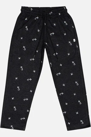 BodyCare Boys Printed Cotton Mid Rise Joggers