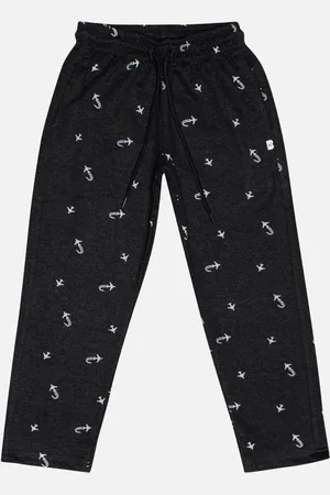 BodyCare Boys Printed Cotton Mid Rise Joggers