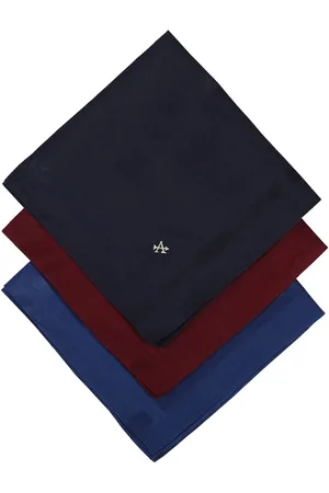 Arrow Men Pack Of 3 Pure Cotton Handkerchiefs