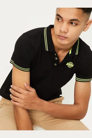 Max Collection Boys Polo Collar Pockets T-shirt