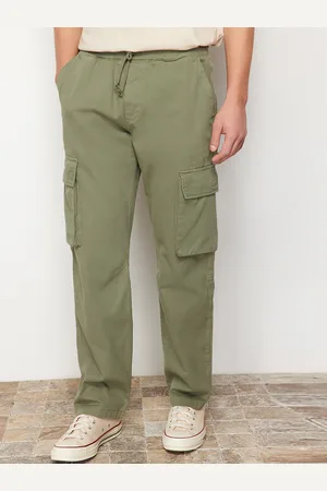 Trendyol Unisex Mid-Rise Cotton Regular Fit Cargo Trouser