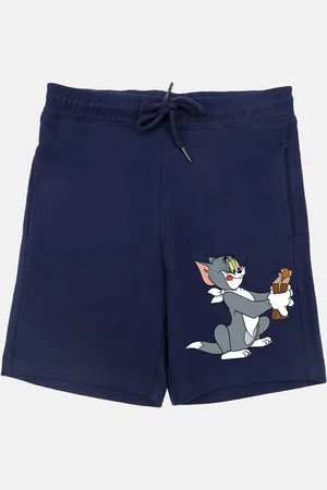 YK Boys Tom & Jerry Graphic Printed Shorts