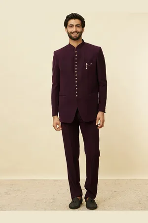 Manyavar Men Single-Breasted Suit