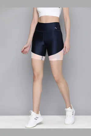 PUMA Women dryCell High Rise Slim Fit SUMMER DAZE 7" Training Bike Sports Shorts