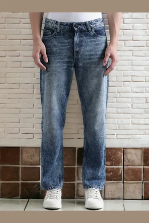 Bene Kleed Men Dark Shade Relaxed Fit Light Fade Jeans