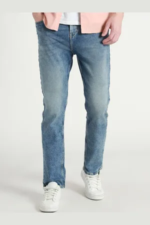 Dennis Lingo Men Straight Fit Heavy Fade Stretchable Jeans