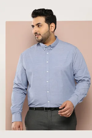Sztori Men Plus Size Smart Pure Cotton Formal Shirt