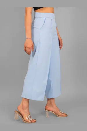 Blue Bird Women High-Rise Culottes Trousers