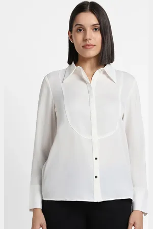Allen Solly White Shirt Style Top