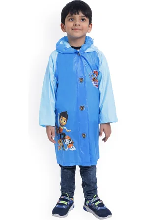 Zacharias Boys Printed Waterproof Rain Jacket