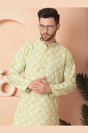 Jompers Ethnic Motifs Printed Regular Kurta with Churidar