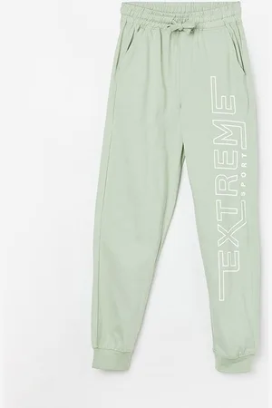 Lifestyle Boys Pure Cotton Mid Rise Joggers
