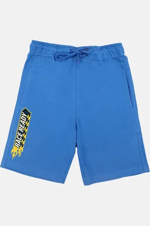 YK Boys Cars Printed Mid-Rise Shorts